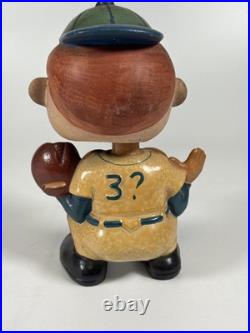 Baseball player Catcher bobble head vtg made in Japan 1960'S Era