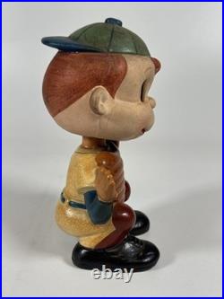 Baseball player Catcher bobble head vtg made in Japan 1960'S Era