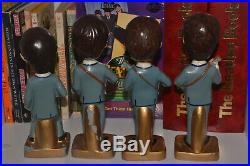 Beatles Bobble Head 8 Original Car Mascots Dolls, Vintage 1964 Nodders