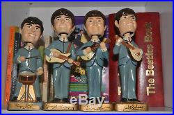 Beatles Bobble Head 8 Original Car Mascots Dolls, Vintage 1964 Nodders
