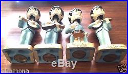 Beatles Bobble Head Nodders 8 by Car Mascots 1964 Vintage W BOX