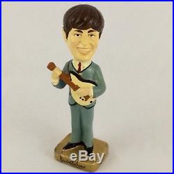 Beatles Paul McCartney Bobblehead Nodder 1963 Car Mascots Beatlemania VTG 60s