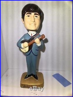Beatles Vintage1964 Car Mascots Bobblehead Dolls Rare in Great Condition