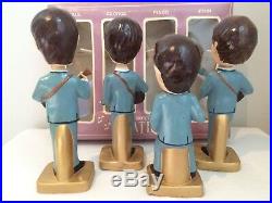 Beatles Vintage Original 1964 Car Mascots Bobble Head COMPLETE IN ORIGINAL BOX