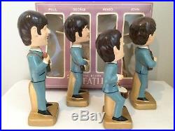 Beatles Vintage Original 1964 Car Mascots Bobble Head COMPLETE IN ORIGINAL BOX