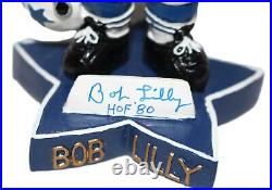 Bob Lilly Autographed/Signed Dalls Cowboys Vintage Pepsi Bobblehead BAS 32172