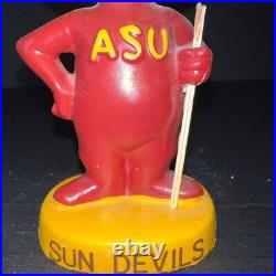 Bobbing Head Doll Arizona State SUN DEVILS 1960's Vintage Retro Football JP
