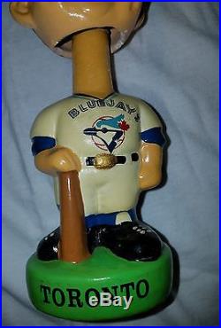 Bobblehead Bobble Head Mascot Nodder Toronto Blue Jays Vintage Blue White Hat