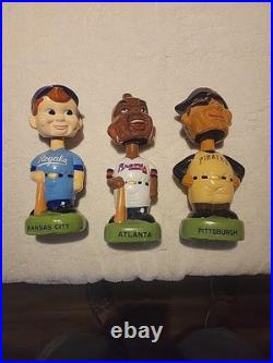 Bobbleheads Nodders Collectible Rare 1988 Vintage Ceramic Braves Pirates Indians