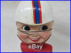 Boston Patriots Vintage Late 1960's Football Bobblehead Nodder Nice Shape
