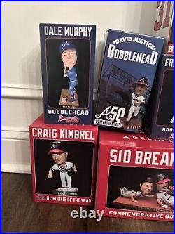 Braves Bobble, Head Collection, Modern, And Vintage HOF's And Braves Legends