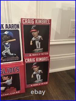 Braves Bobble, Head Collection, Modern, And Vintage HOF's And Braves Legends