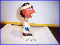 Chief Wahoo, Cleveland Indians Miniature Bobble Head, Vintage 4 1/2 Inches Tall