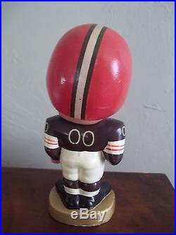 C Vintage 1960's Cleveland Browns NFL Football Bobble Head VERY NICE