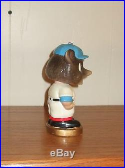 Chicago CUBS 1968 vintage Nodder / Bobblehead doll Gold round base