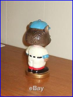 Chicago CUBS 1968 vintage Nodder / Bobblehead doll Gold round base