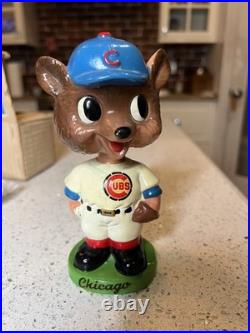 Chicago Cubs MLB Vintage 1960's Ceramic Bobblehead With Box