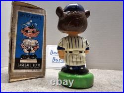 Chicago Cubs MLB Vintage 1960's Ceramic Bobblehead With Box REPAIRED READ