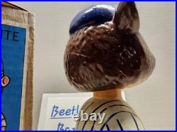 Chicago Cubs MLB Vintage 1960's Ceramic Bobblehead With Box REPAIRED READ