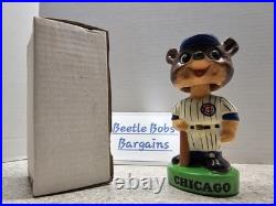 Chicago Cubs MLB Vintage 1960's Ceramic Bobblehead With Box REPAIRED READ