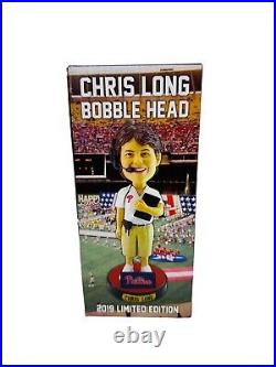 Chris Long Philadelphia Phillies Vintage 2019 Staff Retirement Bobblehead Rare