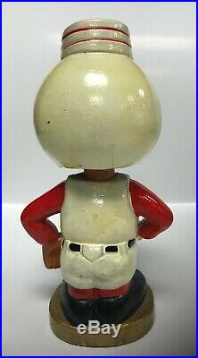 Cincinnati REDS Mascot Vintage Nodder Gold Base Bobblehead Bobbing Bobble Head