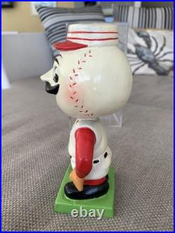 Cincinnati Reds 1960's VINTAGE Bobblehead Japan RARE Green Square Base NM-MT