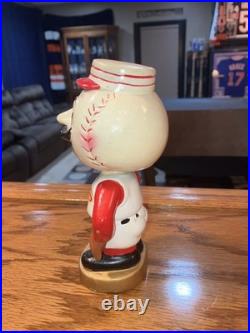 Cincinnati Reds 1960s Vintage Round Base Nodder Bobblehead mint condition