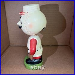 Cincinnati Reds, MLB Baseball Bobblehead Nodder Green Base Japan- 60s Vintage 7