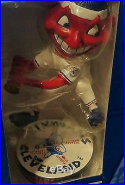Cleveland Indians 1975 style Vintage Chief Wahoo Bobblehead bobble world series
