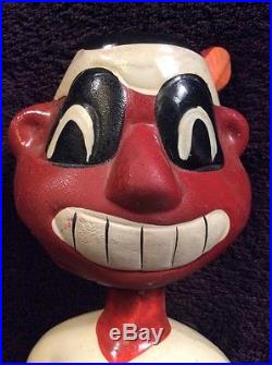 Cleveland Indians Chief Wahoo Bobblehead Vintage Nodder Bobble Head