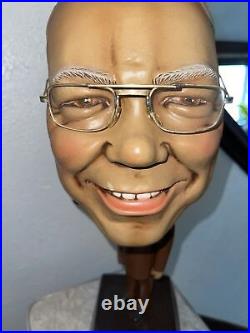 Colin Powell vintage political 17 statue Figure Glasses Removable Hard To Find