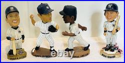 Collection Of 4 Vintage NY Yankees Bobble Heads Jeter, Clemens, Soriano, Giambi