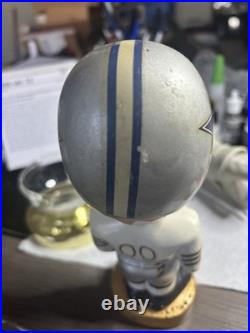 Dallas Cowboys 1960s Vintage Bobblehead Gold Base