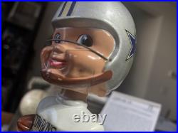 Dallas Cowboys 1960s Vintage Bobblehead Gold Base Dallas Cowboys 1960s Vintage Bobblehead Gold Base