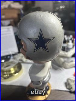 Dallas Cowboys 1960s Vintage Bobblehead Gold Base