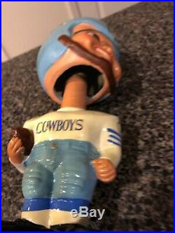 Dallas Cowboys Vintage Bobblehead Nodder 1960's Japan NFL Bobble Head Japan