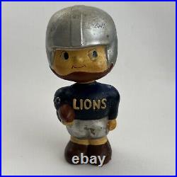 Detroit Lions #00 Vintage 1960's Square Base Bobblehead