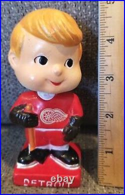 Detroit Red Wings 1960's Bobblehead Vintage Rare