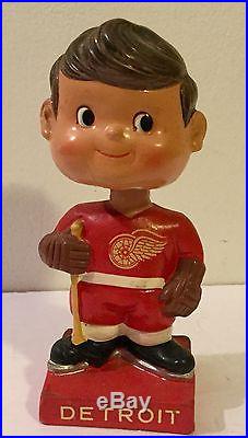 Detroit Red Wings Bobblehead Bobble Head Nodder 1962 Vintage Hockey Doll Old