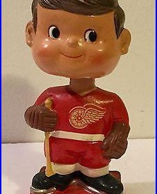 Detroit Red Wings Bobblehead Bobble Head Nodder 1962 Vintage Hockey Doll Old