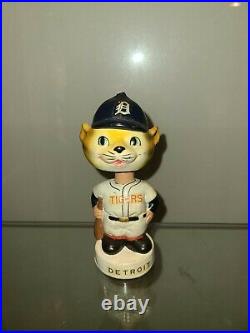 Detroit Tiger Mascot Mini Vintage Bobble Head Nodder NrMint All Original 1962
