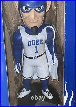 Duke Blue Devils Mascot Bookstore Bobblehead NCAA Vintage New Dmg Box Rare