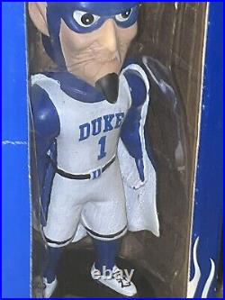 Duke Blue Devils Mascot Bookstore Bobblehead NCAA Vintage New Dmg Box Rare