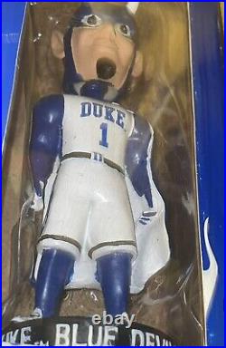 Duke Blue Devils Mascot Bookstore Bobblehead NCAA Vintage New Dmg Box Rare