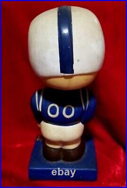 Early 1960s Baltimore COLTS Nodder Square Blue Base Bobblehead vtg Indianapolis