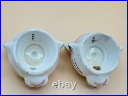 Extremely Rare Vintage Cat Bobble Head Salt Pepper Oil & Vinegar Cruet Set Japan