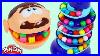 Feeding_Mr_Play_Doh_Head_Rainbow_Gumballs_From_Dubble_Bubble_Candy_Dispenser_01_pql