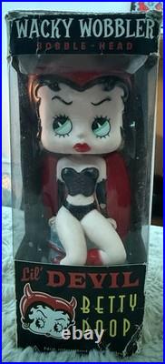 Funko Wacky Wobbler Betty Boop Lil' Devil Vinyl Bobblehead Vintage Bobble