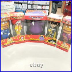 Funko Wacky Wobbler Bobble McDonald's Figure Set 5 Vintage Used from Japan